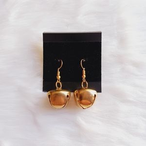 Gold Jingle Bells Ornament Earrings